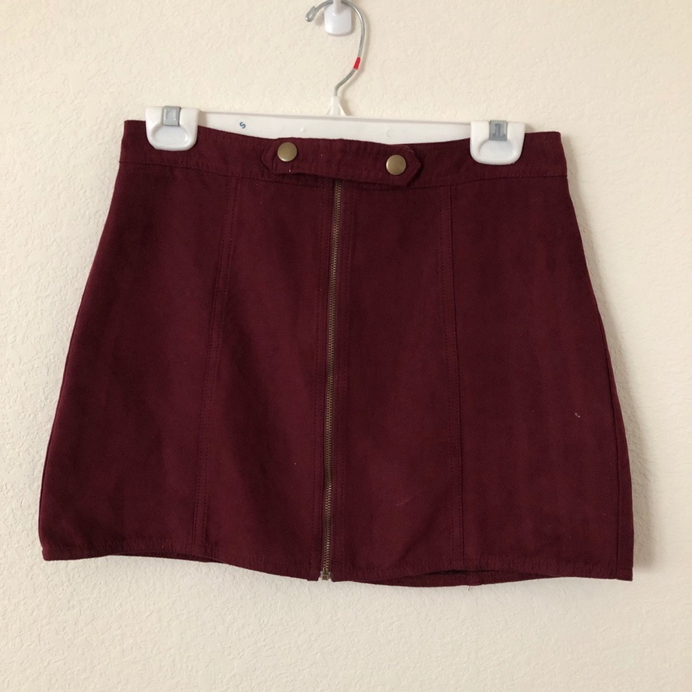 Maroon LA HEARTS Skirt Size S